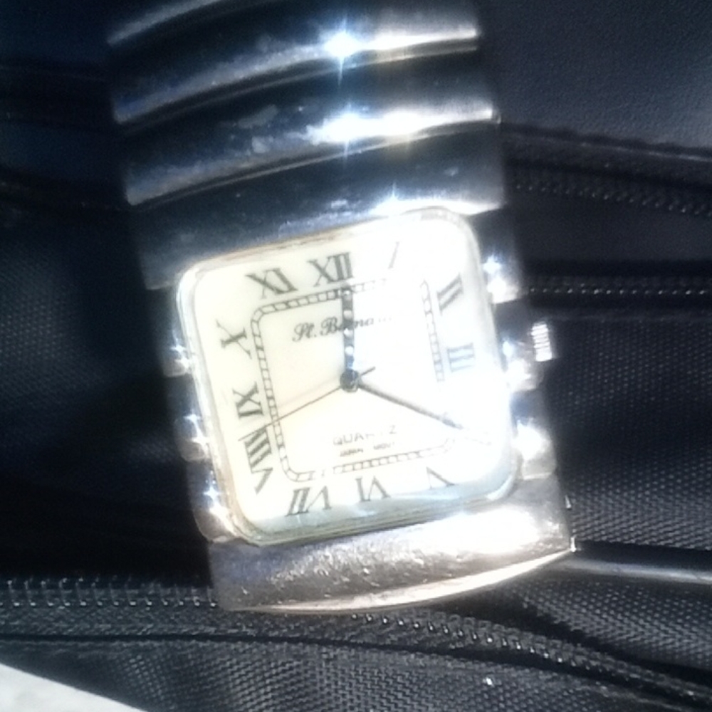 Silver Roman Numeral Watch